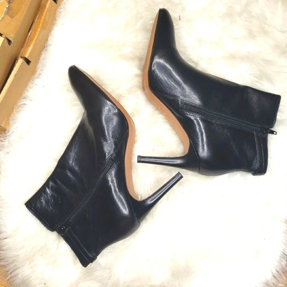 Nine West Powerhour Boot black leather 10